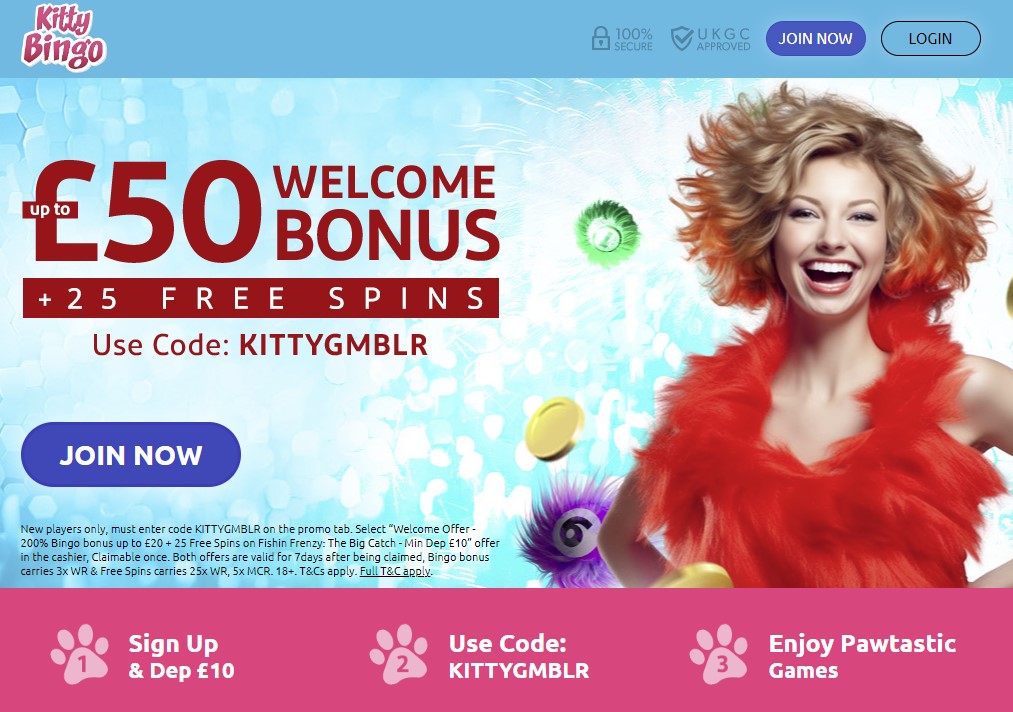 kitty bingo free spins no deposit