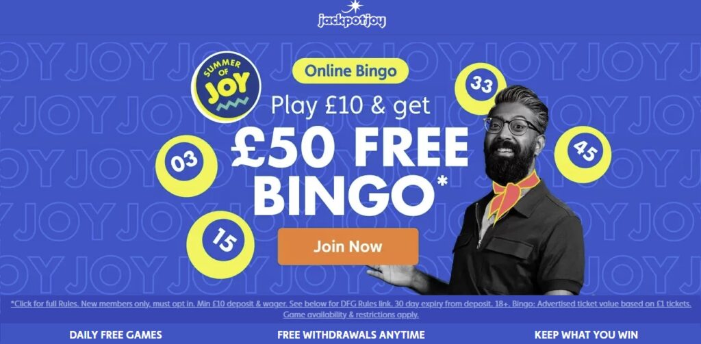 bingo joy promo code for existing users