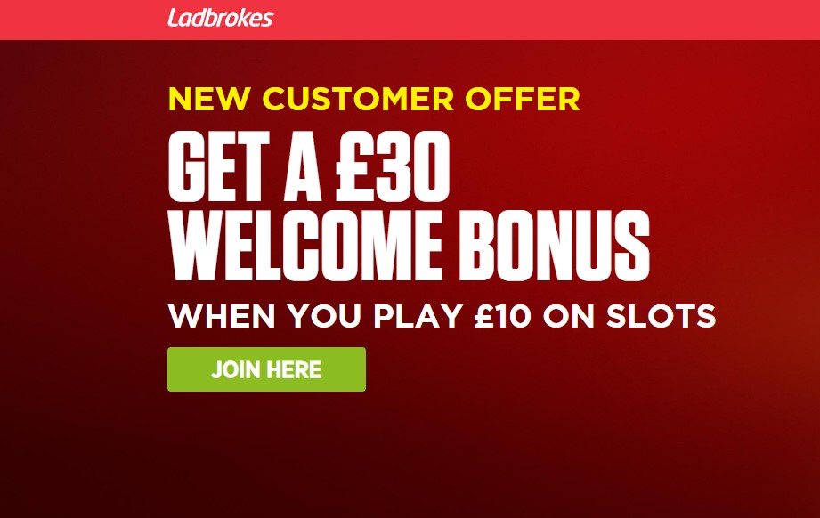 Ladbrokes Casino UK Welcome Bonus