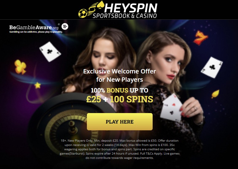 HeySpin Casino Bonus