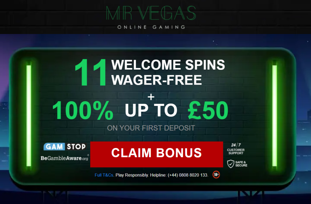 Mr Vegas New Welcome Bonus