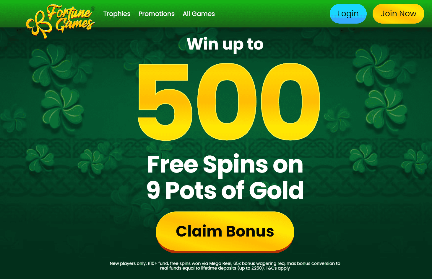 9 Casino Landing Page Review for UK Visitors