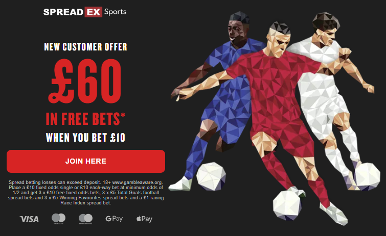 Spreadex free bet bonus uk