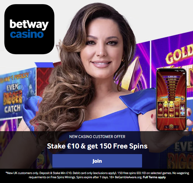 betway Casino sign up bonus UK