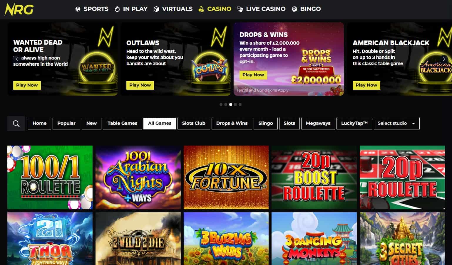 Review: Best NRG Bet Casino Games to Try This Year