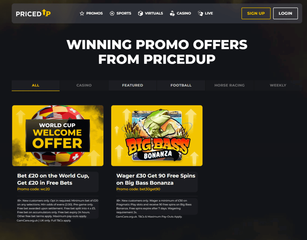 PricedUp Promo Code & Offers