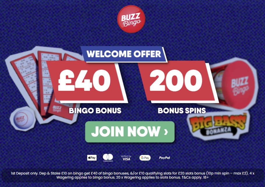 Buzz Bingo Welcome Bonus UK
