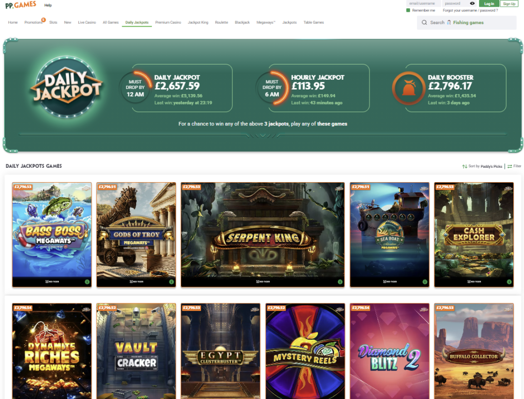 PP Games Daily Jackpots