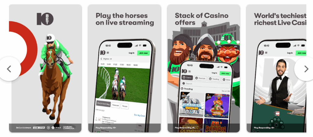 Best for Android - 10bet Casino App