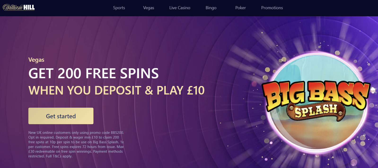 William Hill Vegas Promo Code