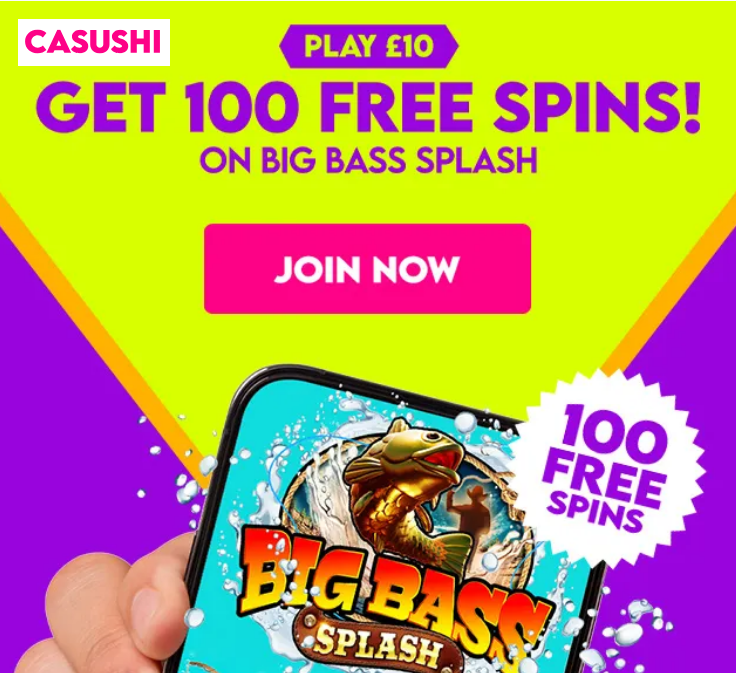 Casushi Casino No Wager Free Spins Bonus