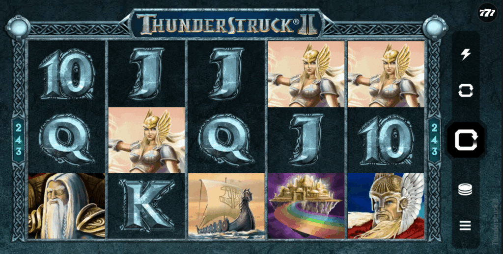 Video Slot Game Thunderstruck II (Microgaming)