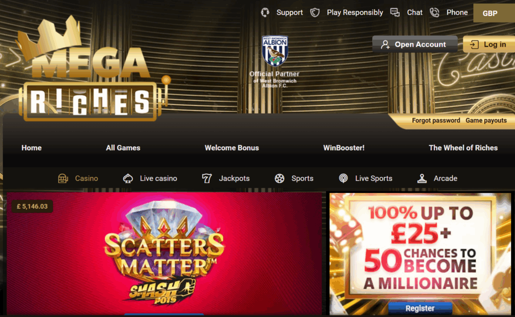 new uk casino sites - MegaRiches casino 
