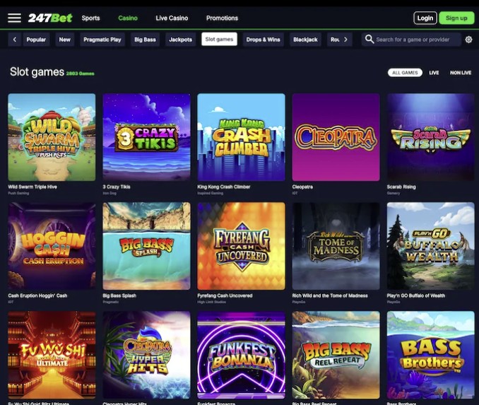 247bet casino games