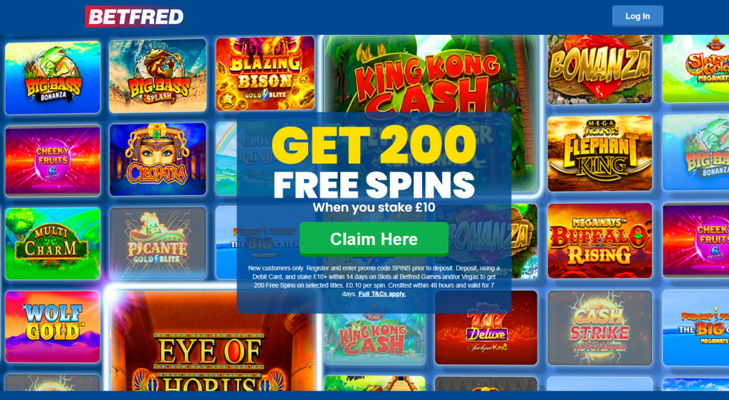 Stake £10, Get 200 Free Spins 