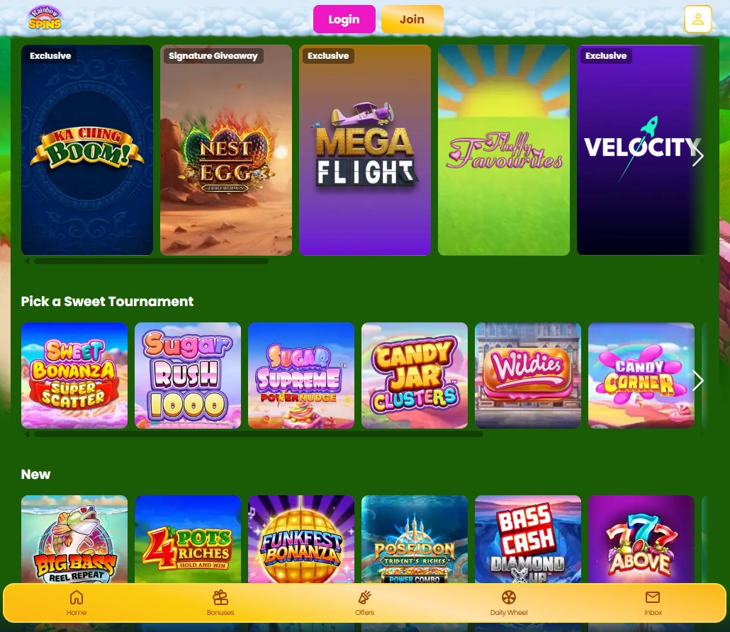 Rainbow Spins Slots