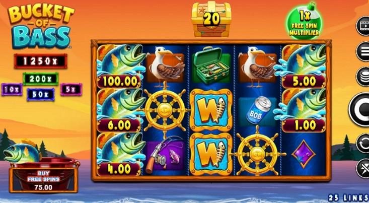 Bucket of Bass - new high RTP online slots