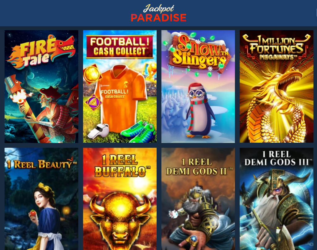 jackpot paradise casino review and games