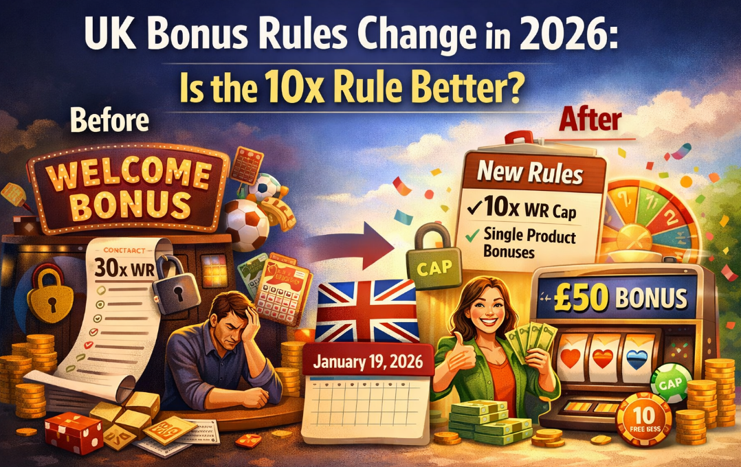 New UK Welcome Bonus Rules for Casino Bonuses
