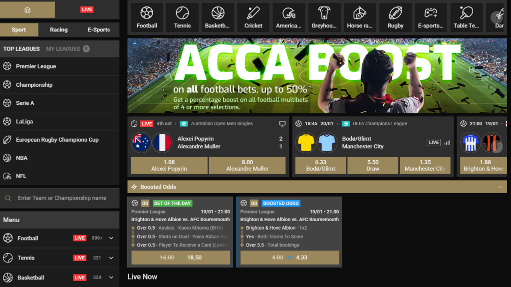 Pub Casino betting
