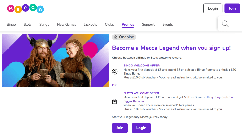 Top Online Bingo UK - Mecca Bingo