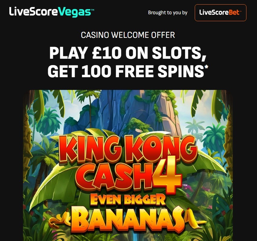 livescore vegas casino bonus