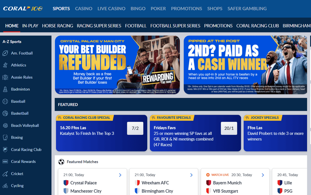 Coral Sports Offer UK