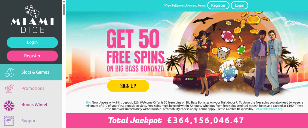 Miami Dice Welcome Bonus