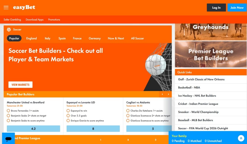 Easybet - the easiest new UK betting site and app