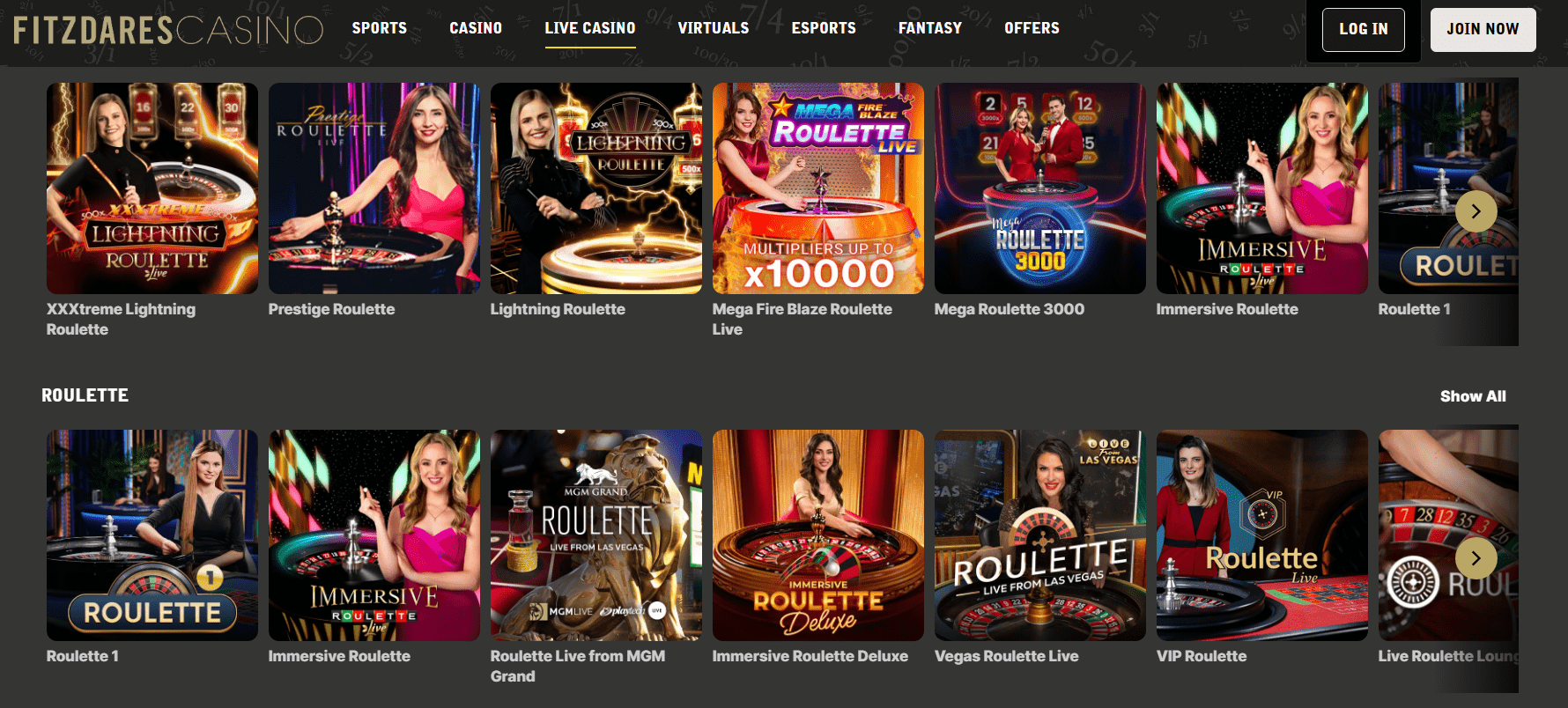 Fitzdares Casino UK