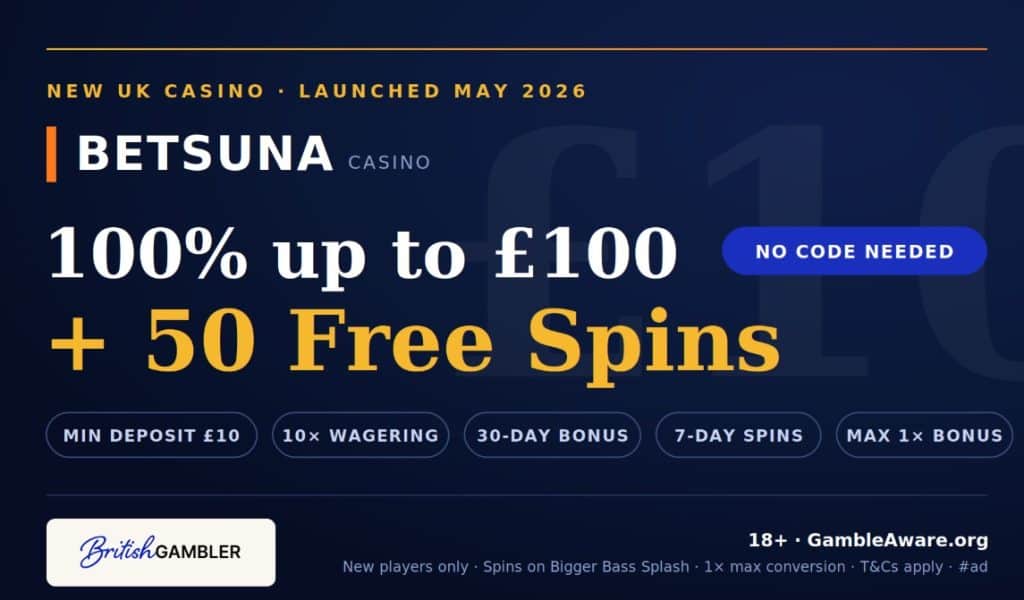 Betsuna casino promo code