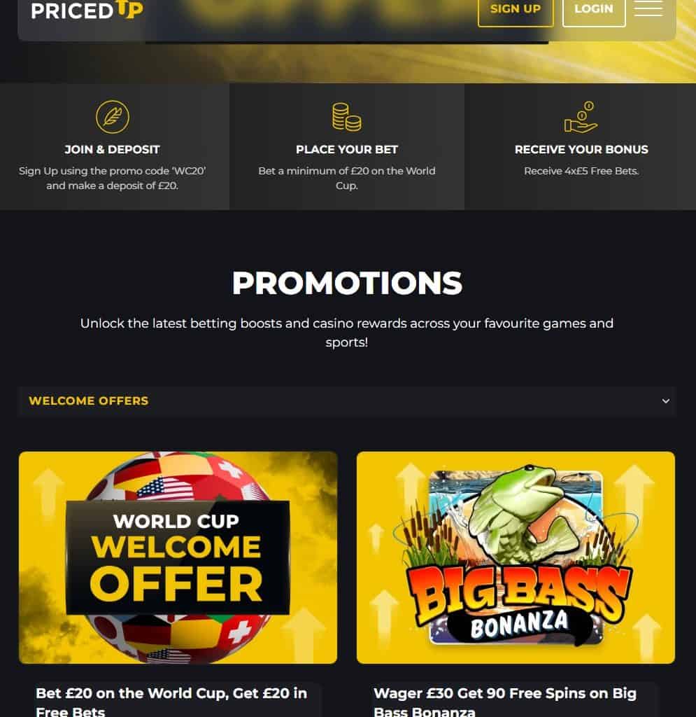Pricedup bonus codes