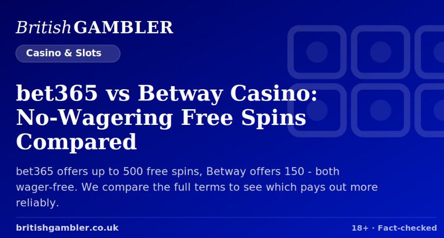 bet365 vs betway spins compared