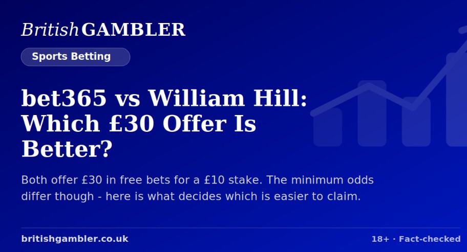 bet365 vs william hill free bet compared
