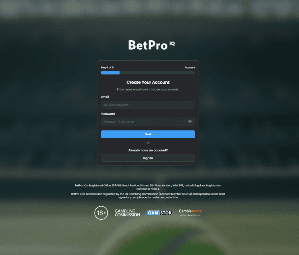 betpro iq sign up