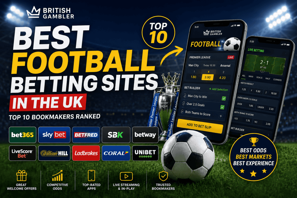top betting sites for football in the UK