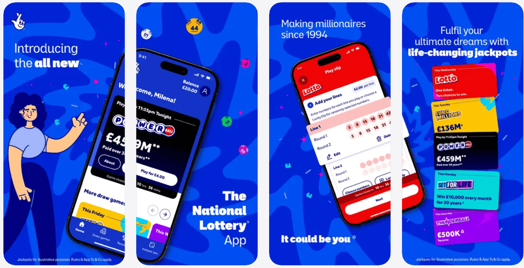 UK Lottery Online App for Lottery Games